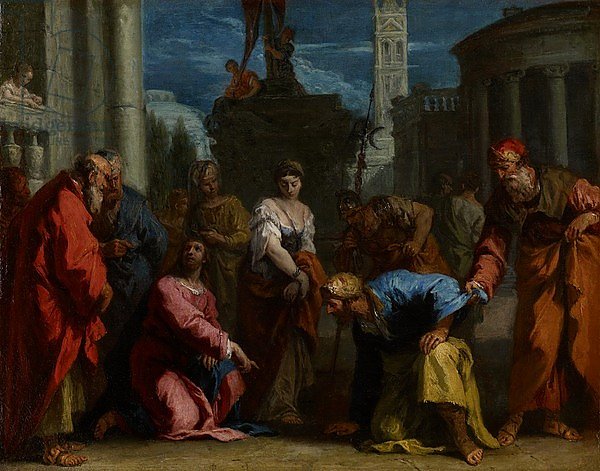 Christ and the Woman Taken in Adultery, c.1710