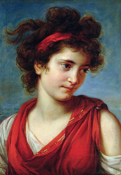 Portrait of Maguerite Porporati, 1792
