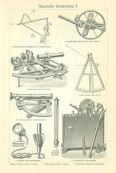 Постер Nautische Instrumente I