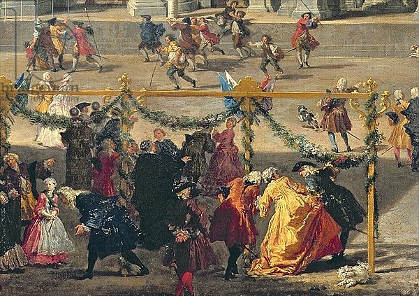 Preparation For the Firework Display Held at Piazza Navona, Rome, 1729 2
