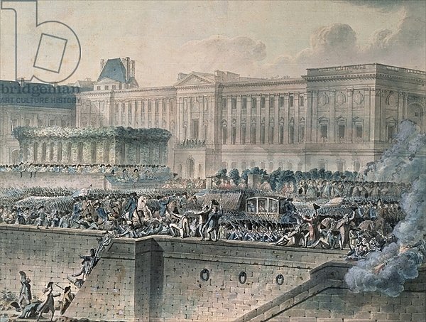 The Arrival of Louis XVI in Front of the Louvre, 17th July 1789