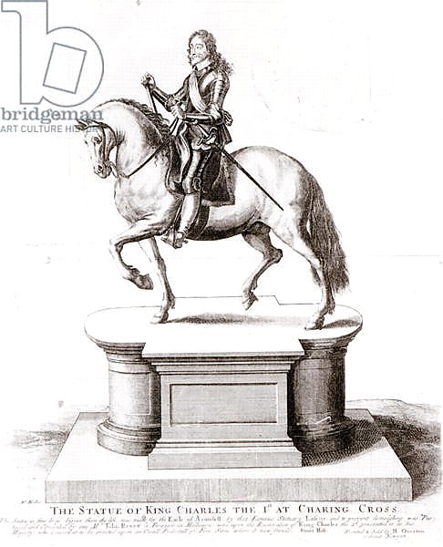 The statue of King Charles the 1st at Charing Cross