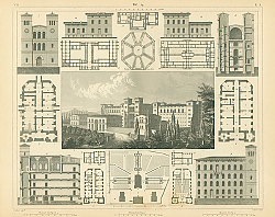 Постер Архитектура №10: Ньюгетская тюрьма, Лондон, Англия