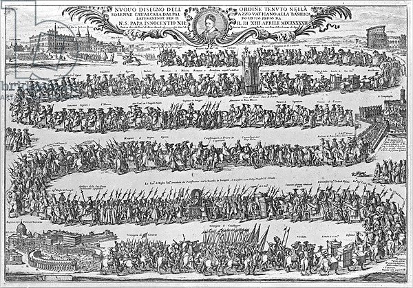 The Procession of Pope Innocent XII from the Vatican, 1692