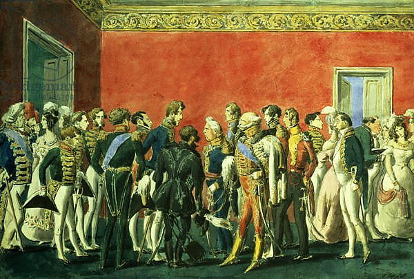 A Reception in the Embassy of Teheran, 1830s