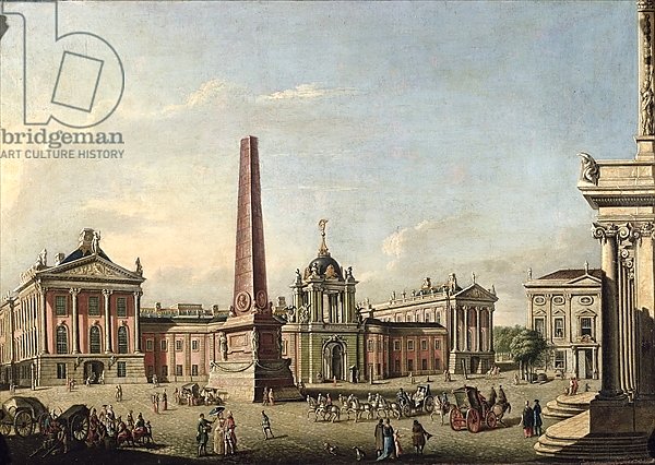 View of the Old Market and the Front Gate of the Schloss Sanssouci, 1773