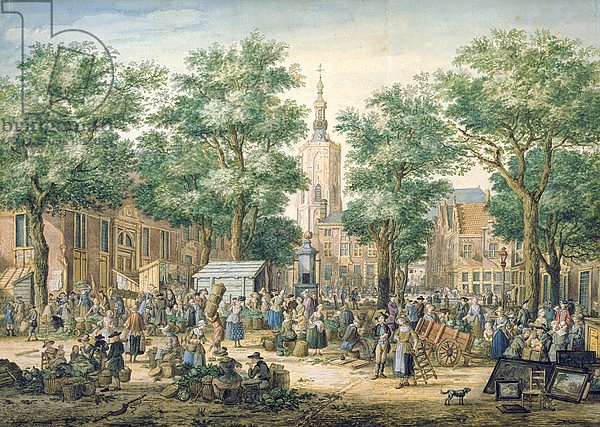 Market in The Hague, 1769