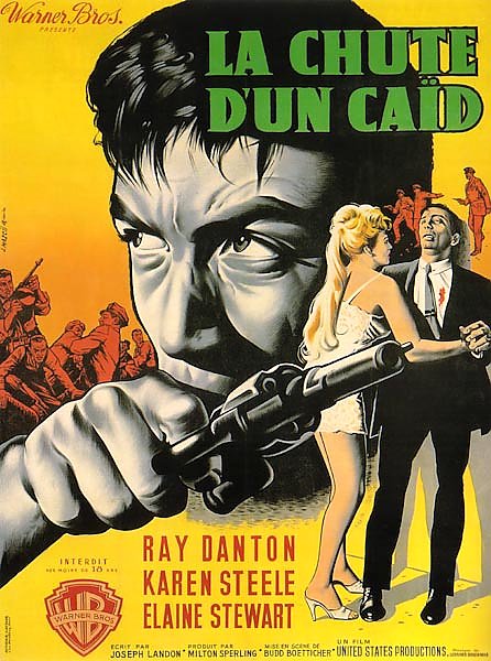 Film Noir Poster - Rise And Fall Of Legs Diamond, The