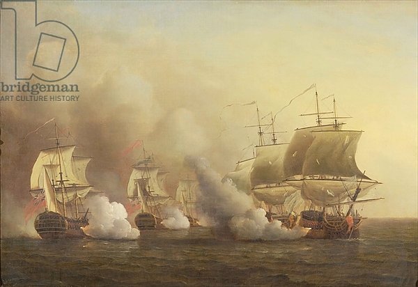 Action Off the Cape of Good Hope, March 9th, 1757