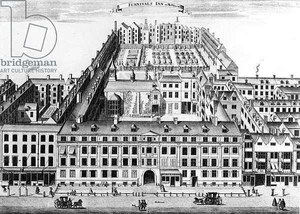 Furnival's Inn, Holborn, London, 1754