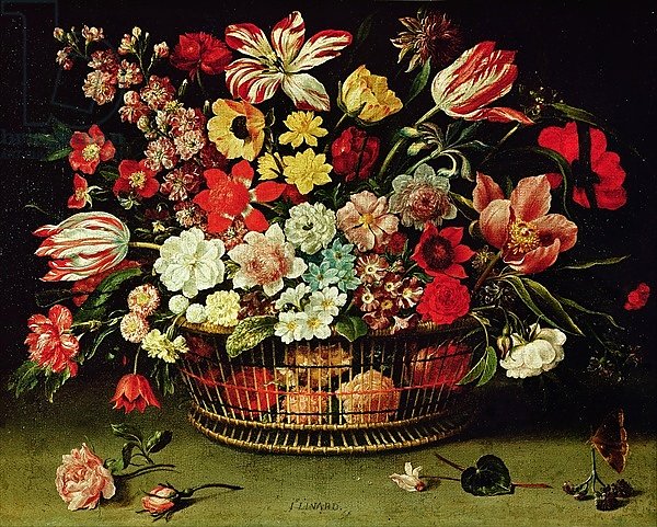 Basket of Flowers 2