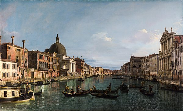 Венеция - Гранд Канал и Сен Симеоне Пикколо