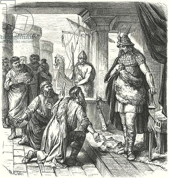 Slavic envoys before Rurik, Prince of Kievan Rus, 9th Century
