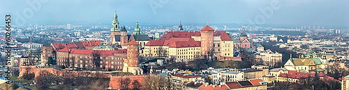 Польша, Краков. Панорама Королевского замка