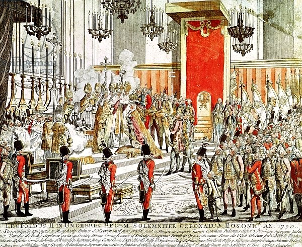 The Coronation of Leopold II at Bratislava in 1790