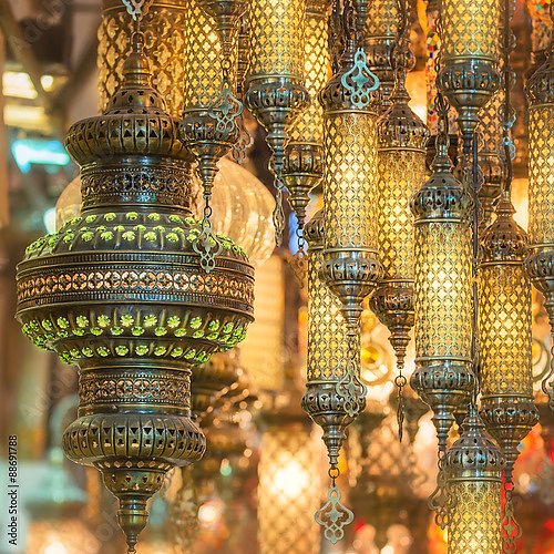 Мозаичные османские лампы с Большого базара