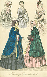 Постер Fashions for Desember 1846 №2