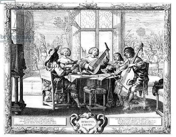 The Music Ensemble with a Lute