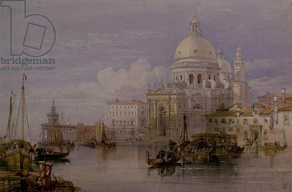 Santa Maria della Salute from the Grand Canal, Venice, 19th century