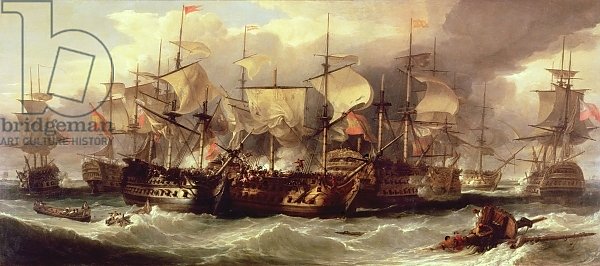 Battle of Cape St.Vincent, 14 February 1797, c.1850