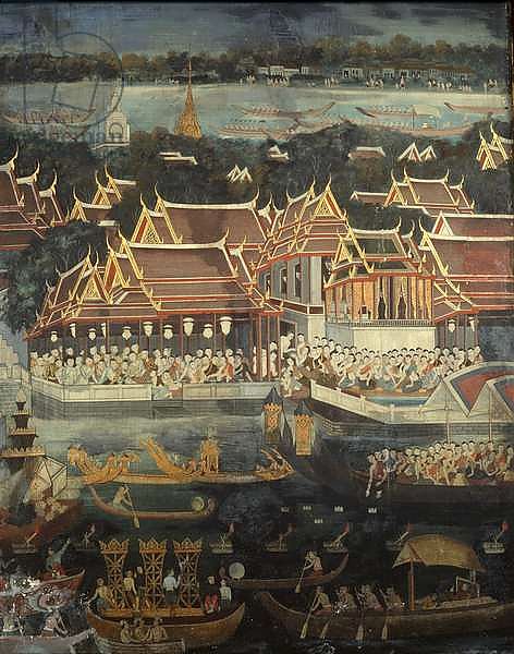 The Loy Krathong festival, 1864