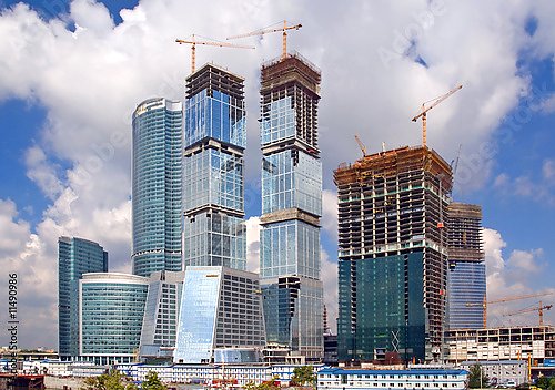 Москва, строительство международного бизнес-центра