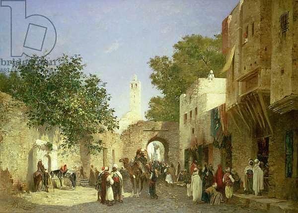 Arab Street Scene, 1872