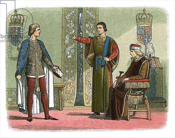 King Henry VI and the dukes of York and Somerset