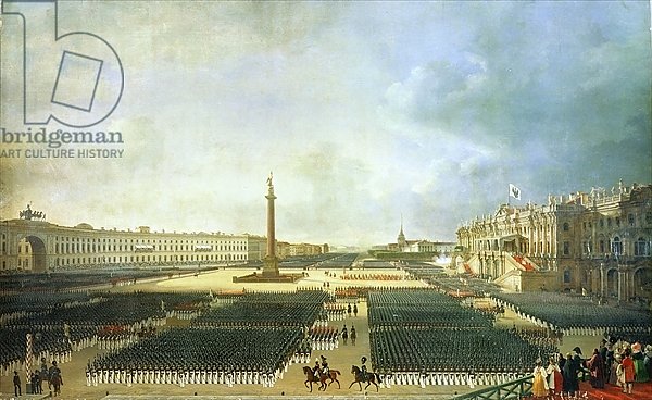 The Consecration of the Alexander Column in St. Petersburg on August 30th 1834