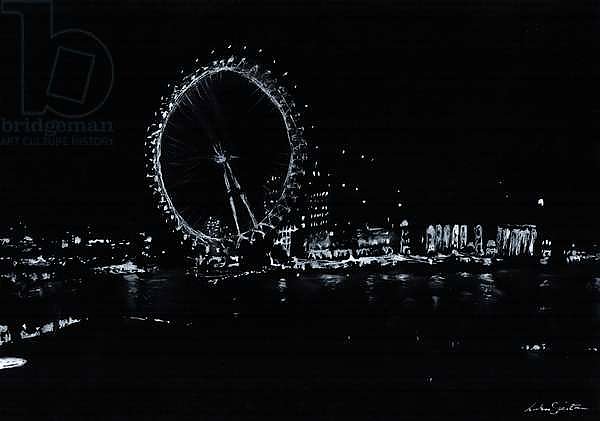 London Eye, Black & White, 2016