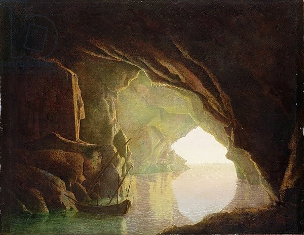 A Grotto in the Gulf of Salerno, Sunset, c.1780-1