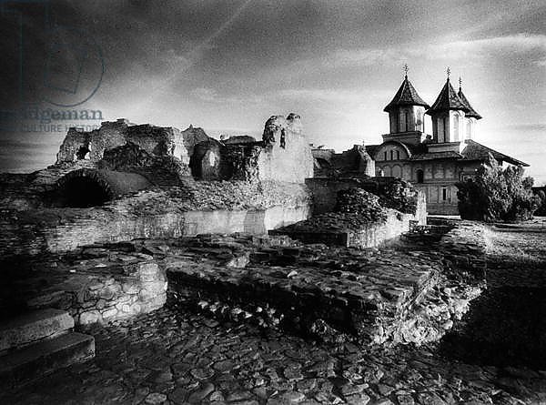 The ruins of Vlad Dracul's Palace, Tirgoviste, Romania