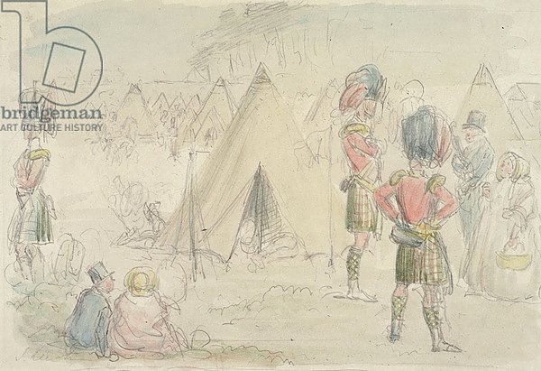 Highland Regiment in Camp