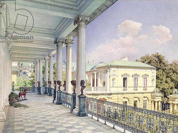 The Cameron Gallery at Tsarskoye Selo, 1859
