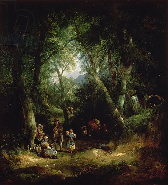 Gypsy Encampment in the New Forest, 19th century