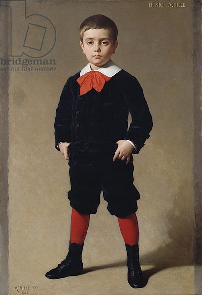 Portrait of Henri Achille, the artist's son, 1881
