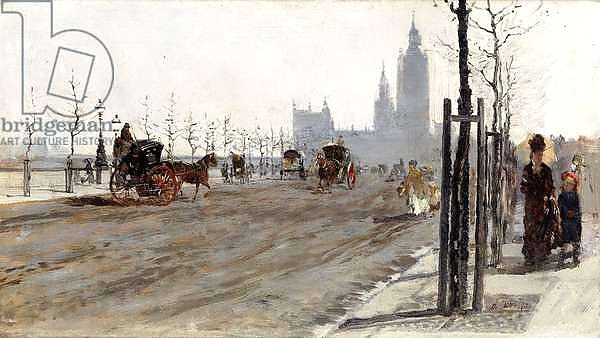 The Victoria Embankment, London, 1875
