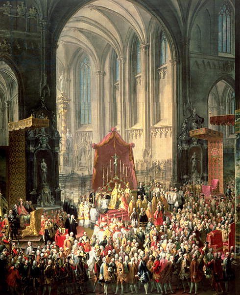 The Coronation of Joseph II as Emperor of Germany in Frankfurt Cathedral, 1764