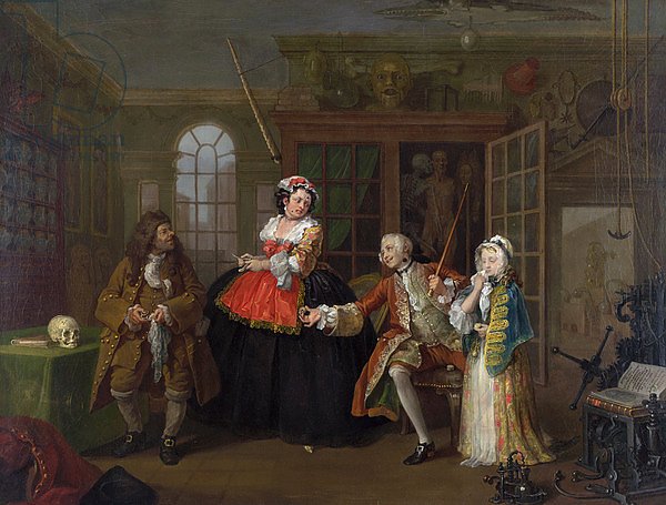 Marriage a la Mode: III - The Inspection, c.1743