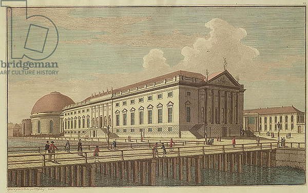 View of the Opera House in Berlin, 1773
