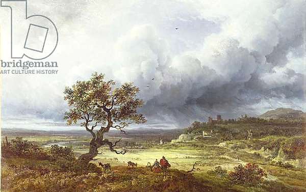 Countryside under a Stormy Sky