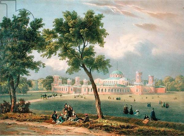 The Peter the Great Palace in Moscow, published Paris, 1840s