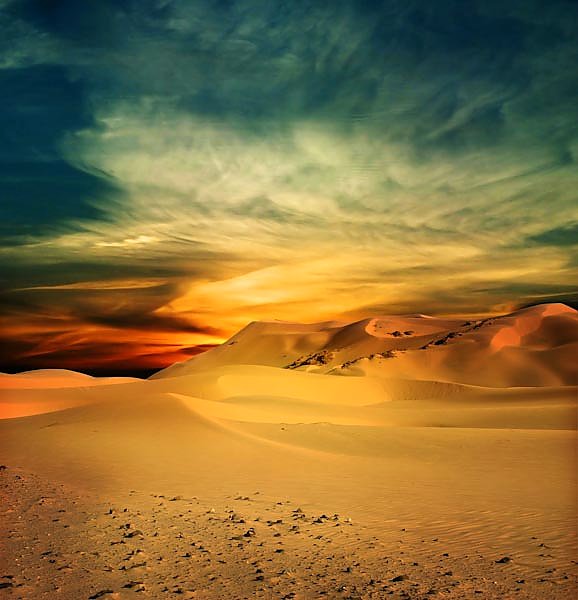 Закат в пустыне 2