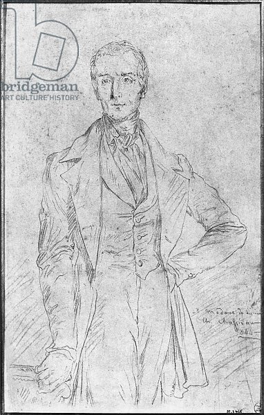Portrait of Alphonse de Lamartine, 1844 2