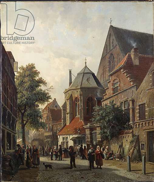 A Dutch Street Scene, 1867