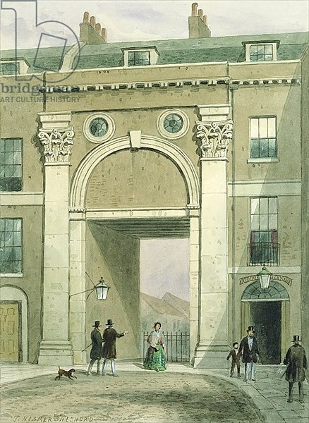 Gateway to the River, Essex Street, 1857
