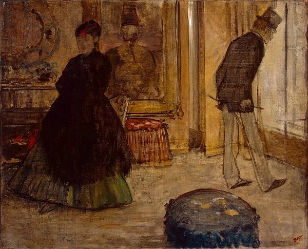 Interior with Two Figures, 1869