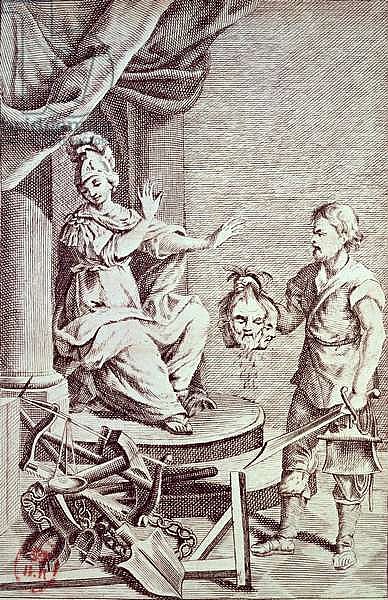 Illustration from 'Dei Delitti e delle Pene' by Cesare Bonesana Marquis de Beccaria