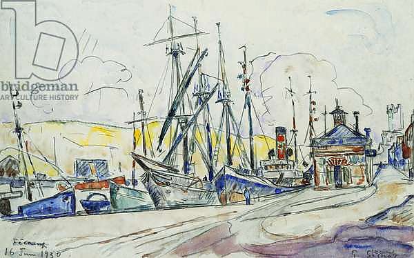 The Port at Fecamp; Le Port a Fecamp, 1930