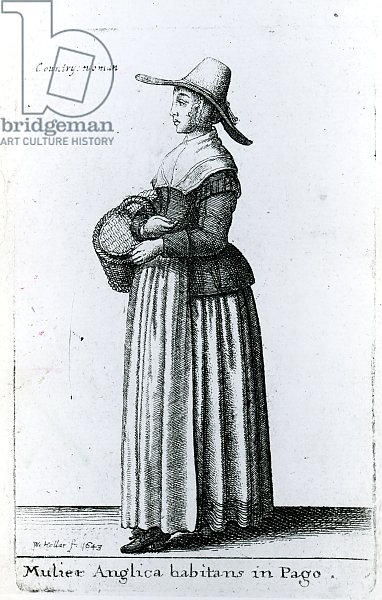 English Country Woman, 1643